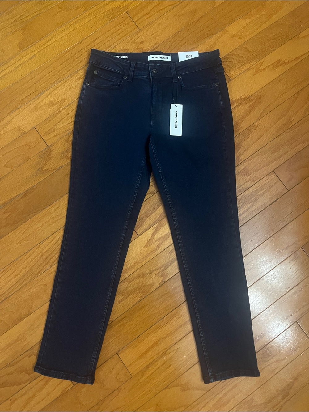 DKNY Men’s Skinny Jeans in Black Wash